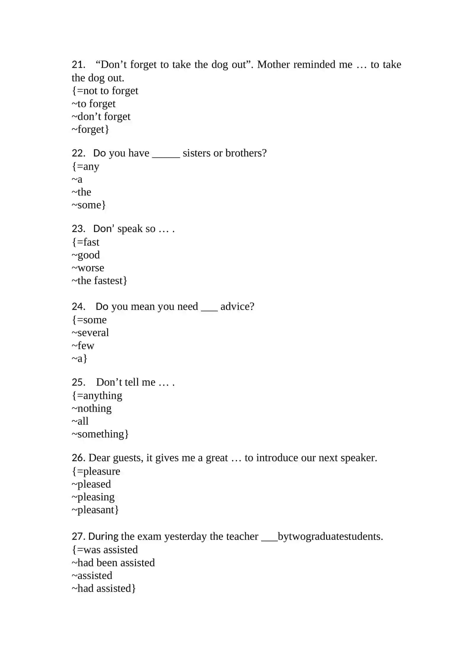Verb Tenses Practice 4