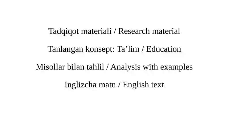 Conceptual Analysis in Text Linguistics 4
