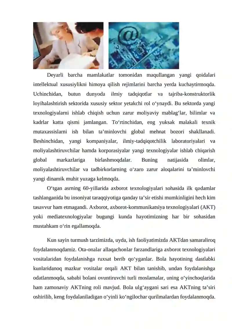 Axborot kommunikatsiya texnologiyalari 4