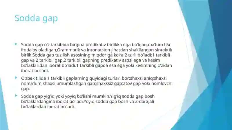 Gap va uning turlari 4