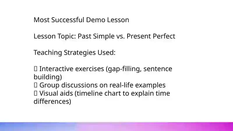 A Reflection on Teaching Experience 4