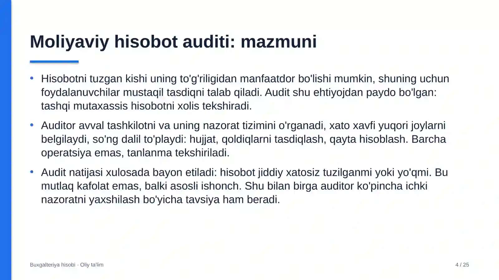 Akvaparklarda moliyaviy hisobot auditi 4
