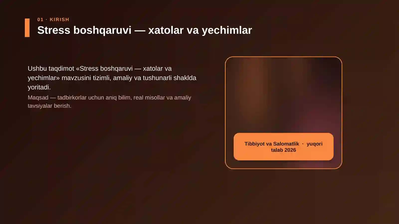 Stress boshqaruvi — xatolar va yechimlar 4