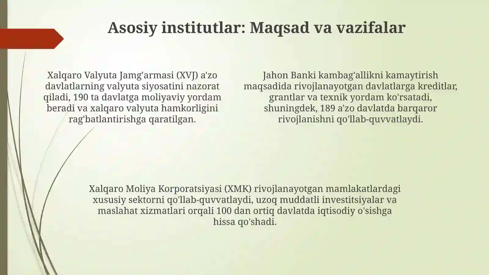 Xalqaro moliya institutlari 4