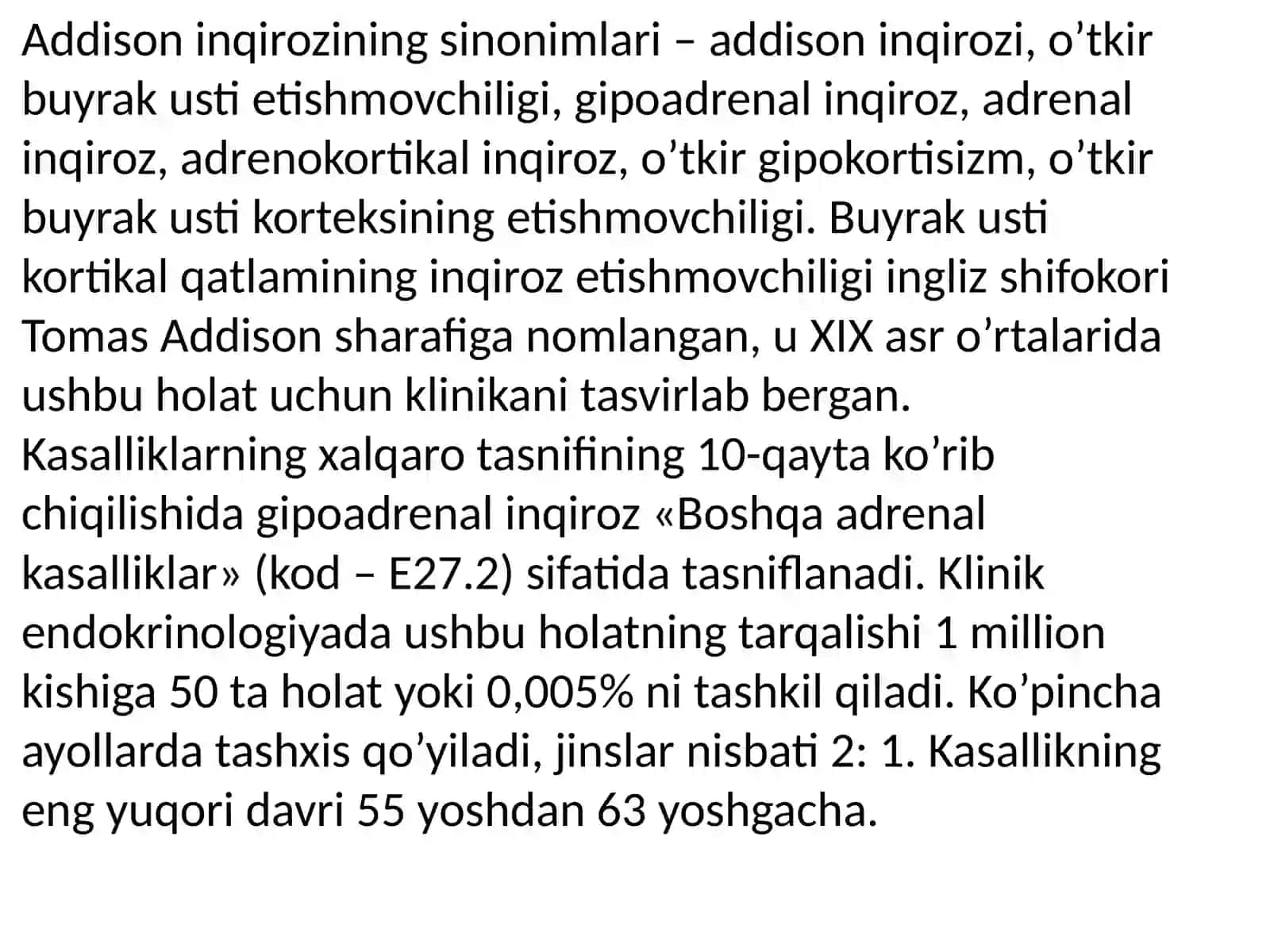Addisonikkriz 4