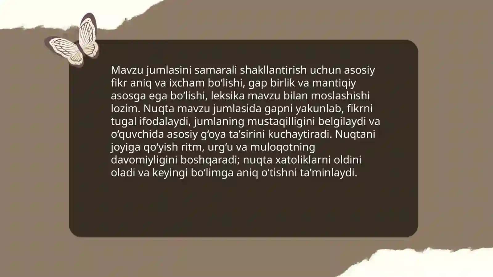 Asosiy qismning strukturasini aniqlash 4