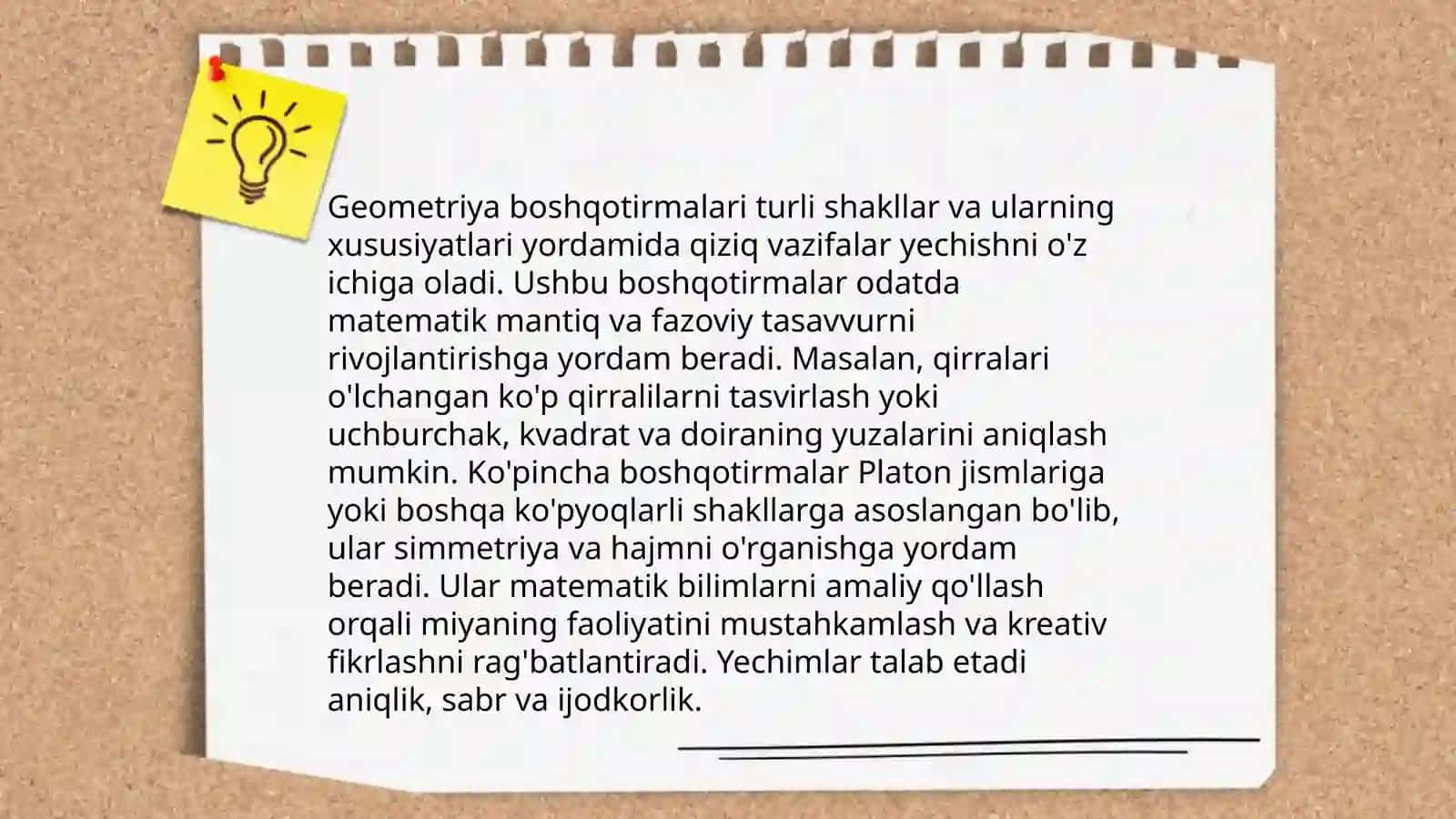 Matematik o'yinlar 4