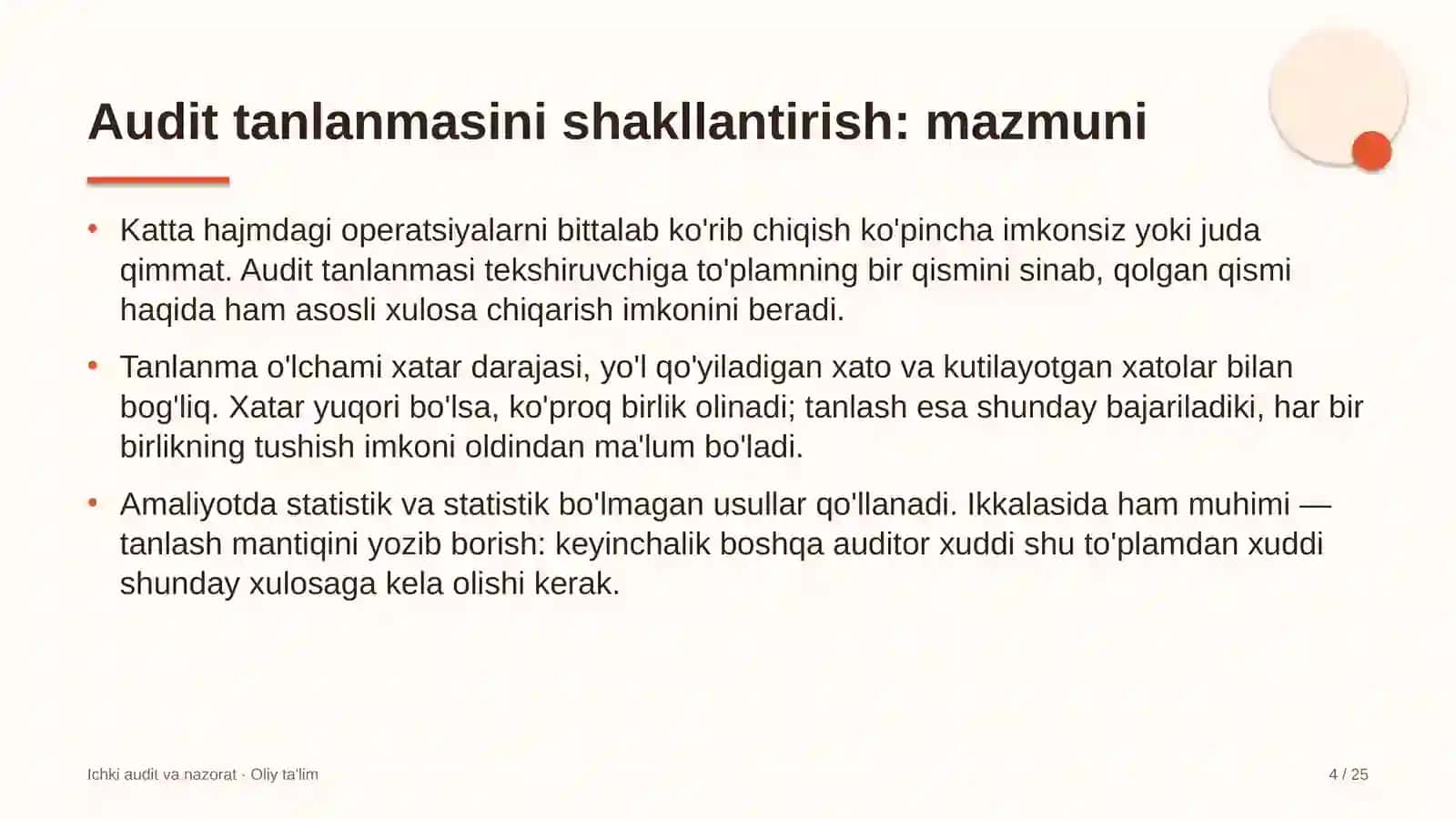 Kinoteatrlarda audit tanlanmasini shakllantirish 4