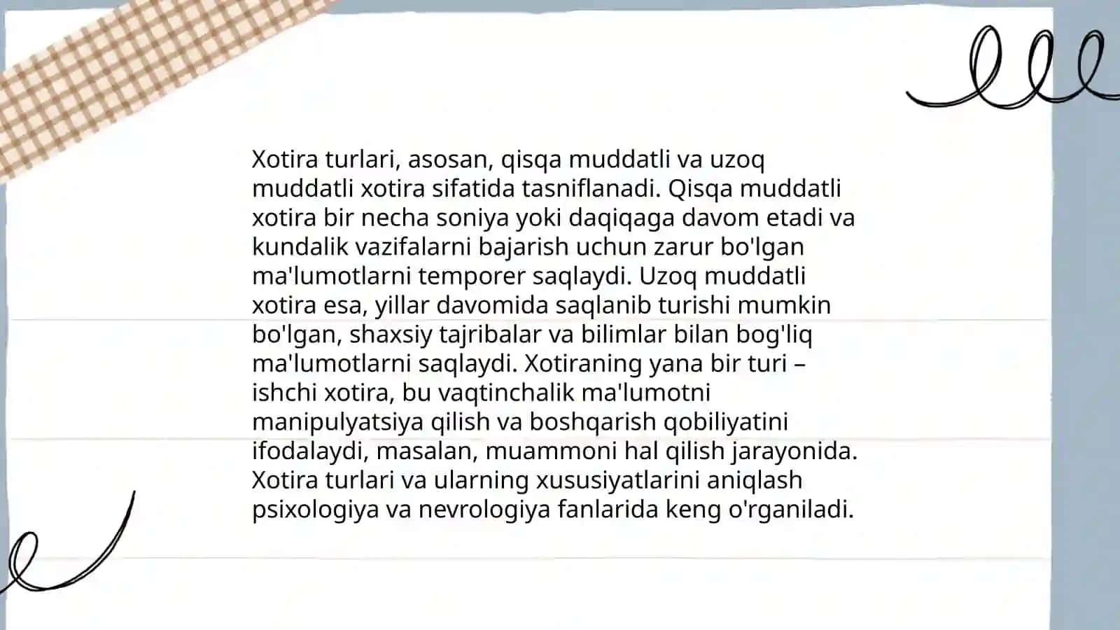 Xayol va xotira 4