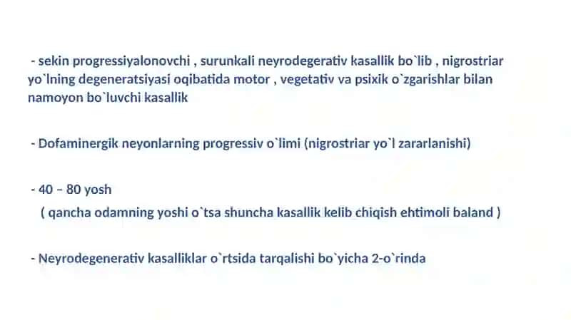 PARKINSON KASALLIGI 4