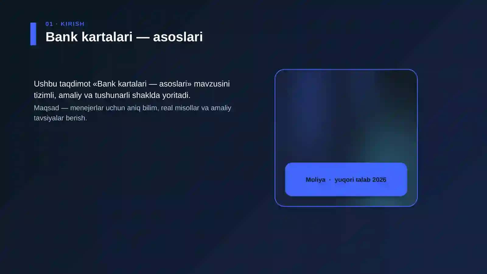 Bank kartalari — asoslari 4