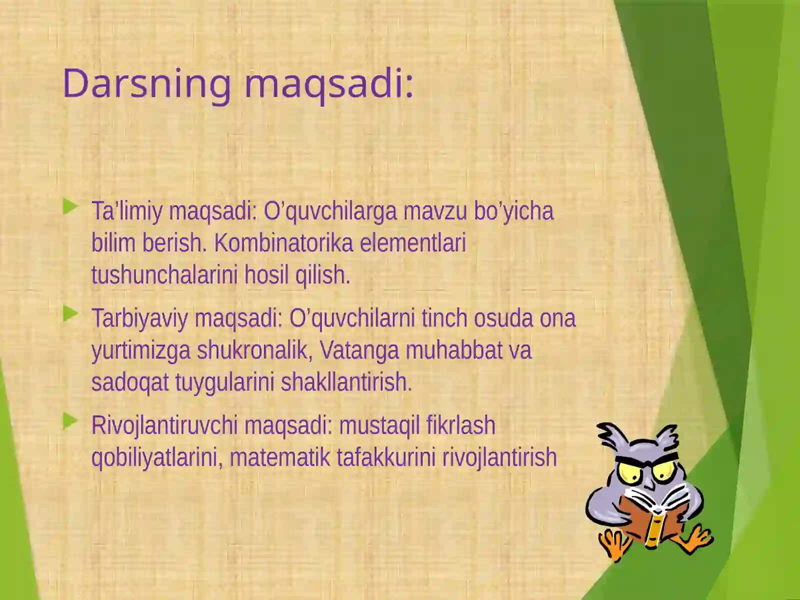 KOMBINATORIKA ELEMENTLARI 4