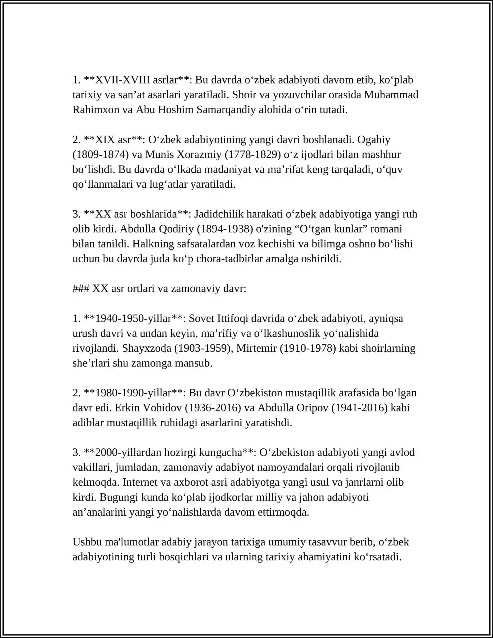 ADABIY JARAYON 4