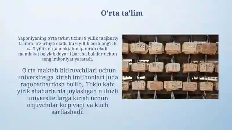 Yaponiyada taʼlim tizimi 4