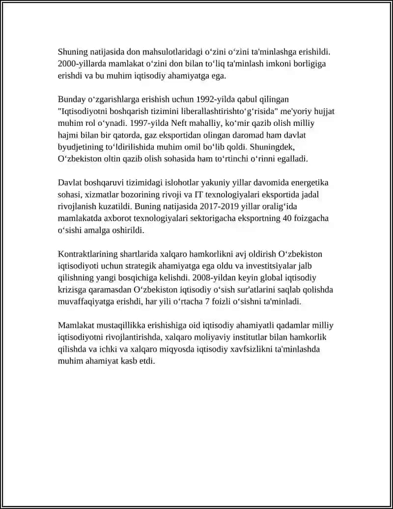 O'ZBEKISTON YANGI TARIXI AHAMIYATI 4