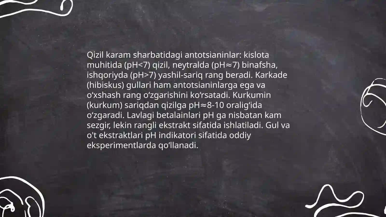 Tabiiy indikator 4