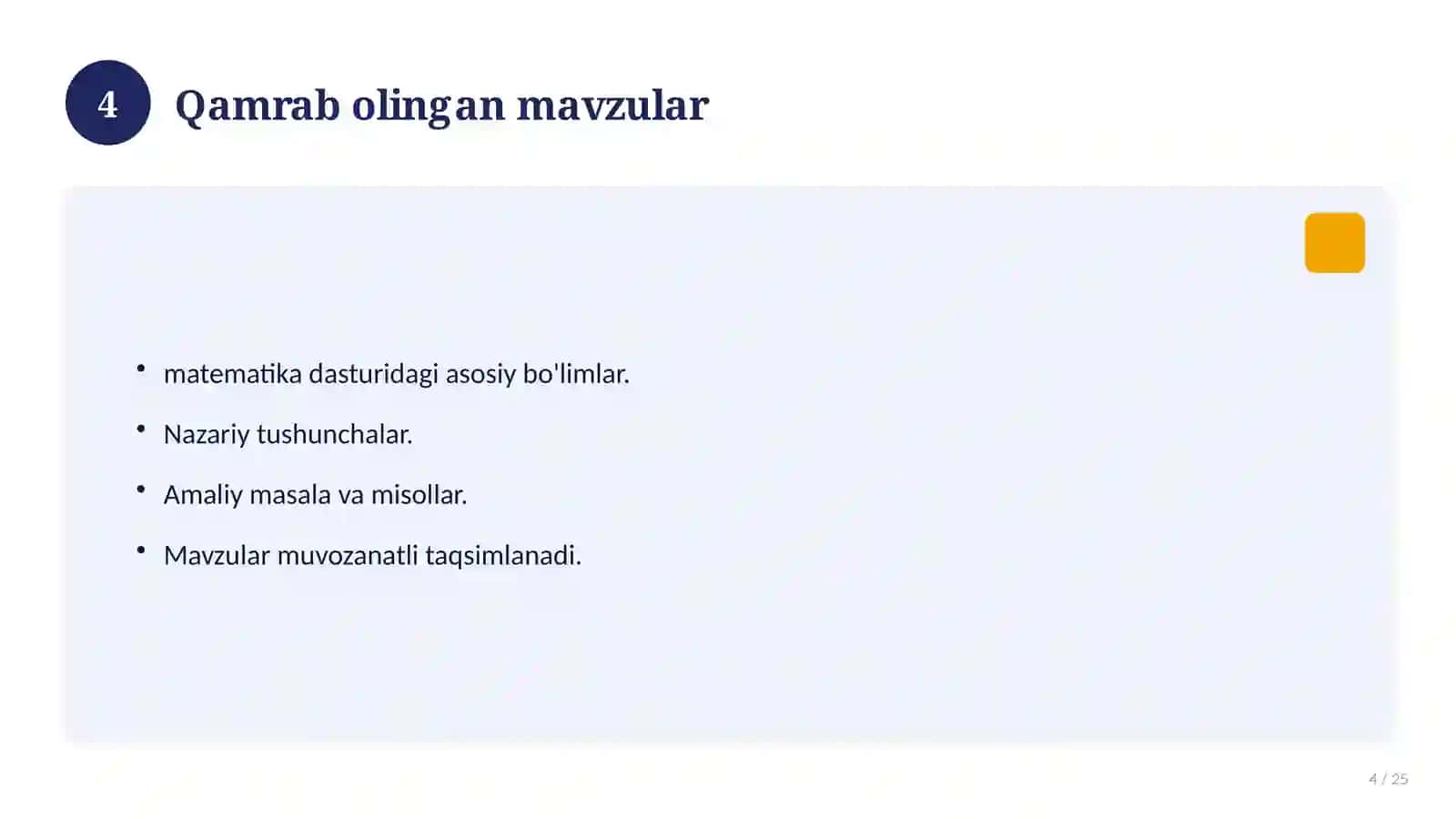 Geografiya fanidan 11-sinf: mavzulashtirilgan nazorat ishi va tahlil 4