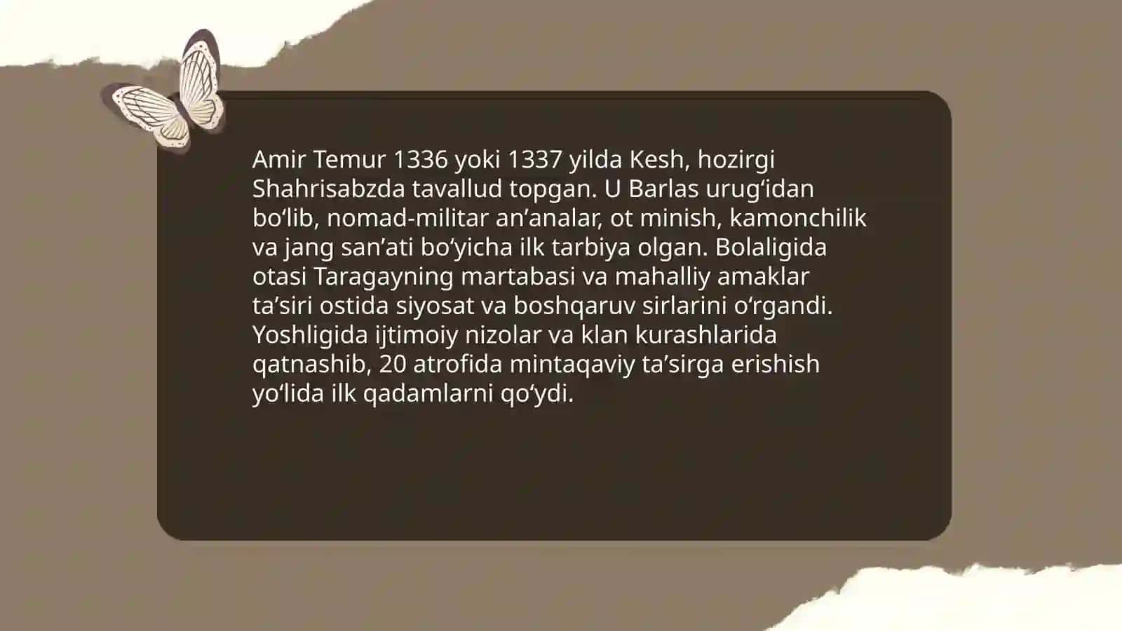 Amir Temur hayoti 4