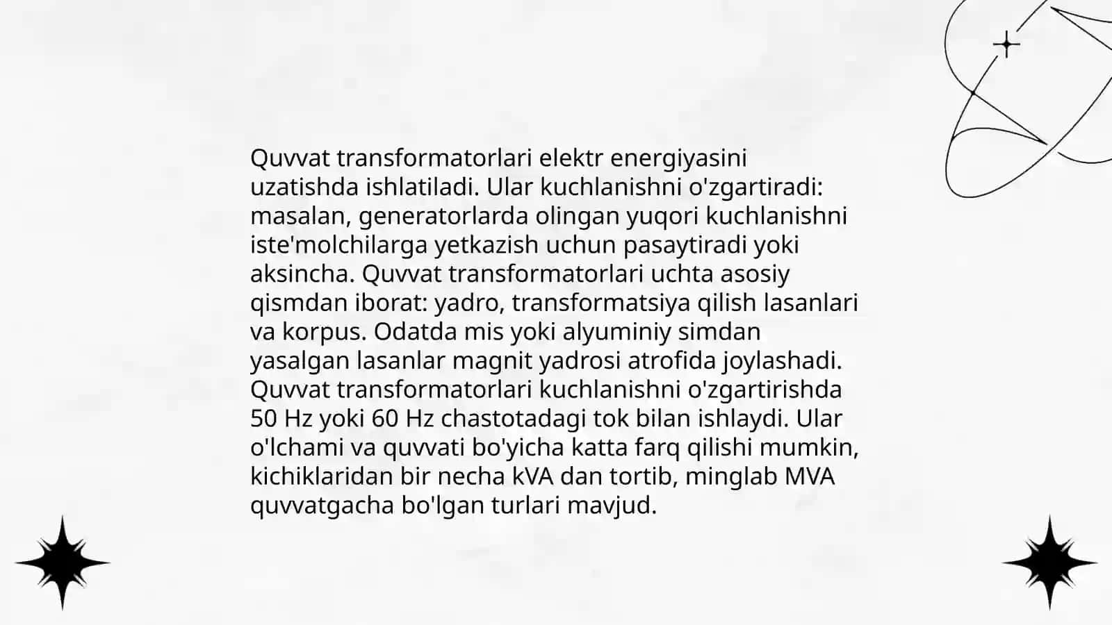Transformatorlar turlari 4