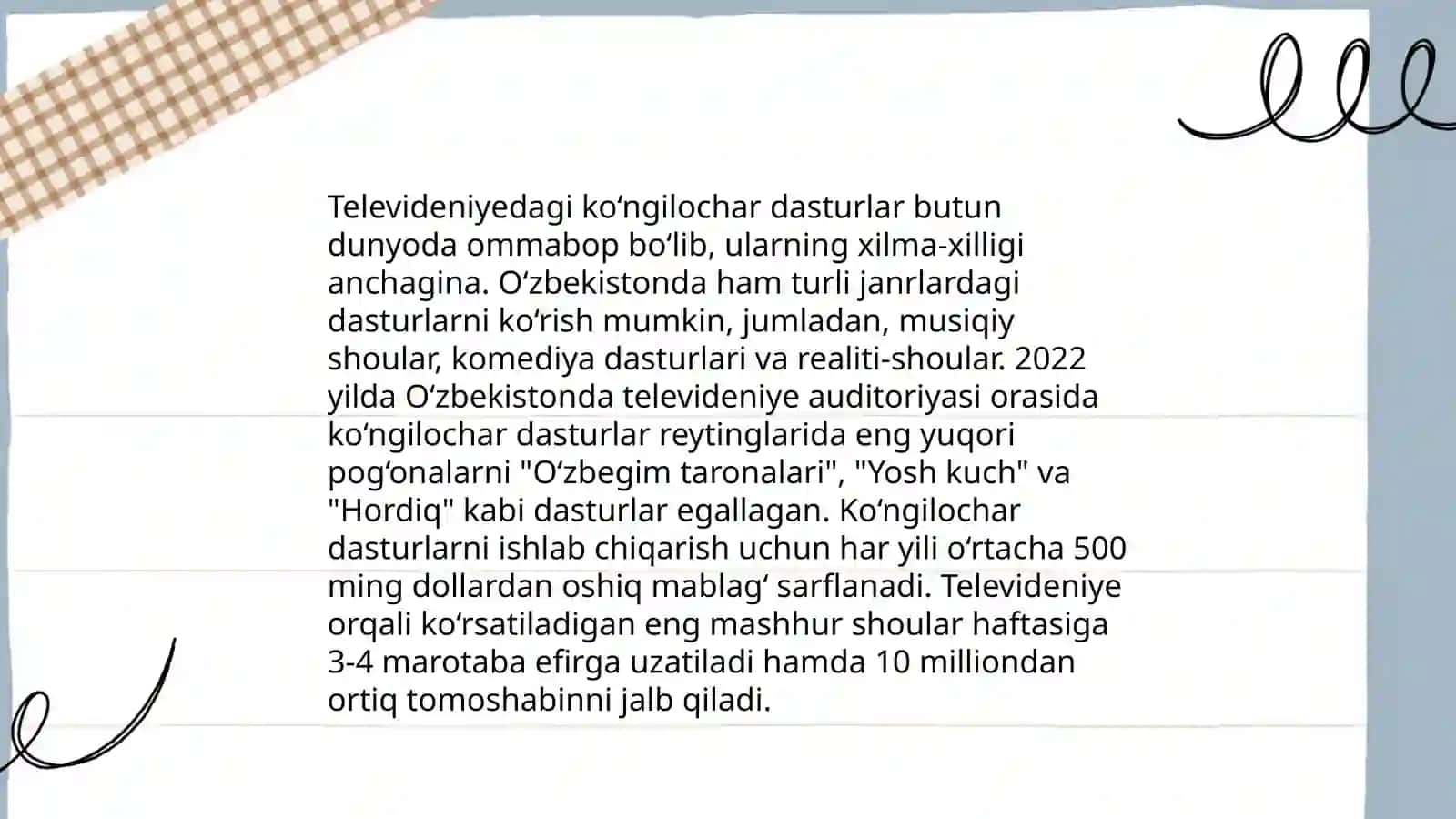 ***Televideniyening rivojlanishi*** 4