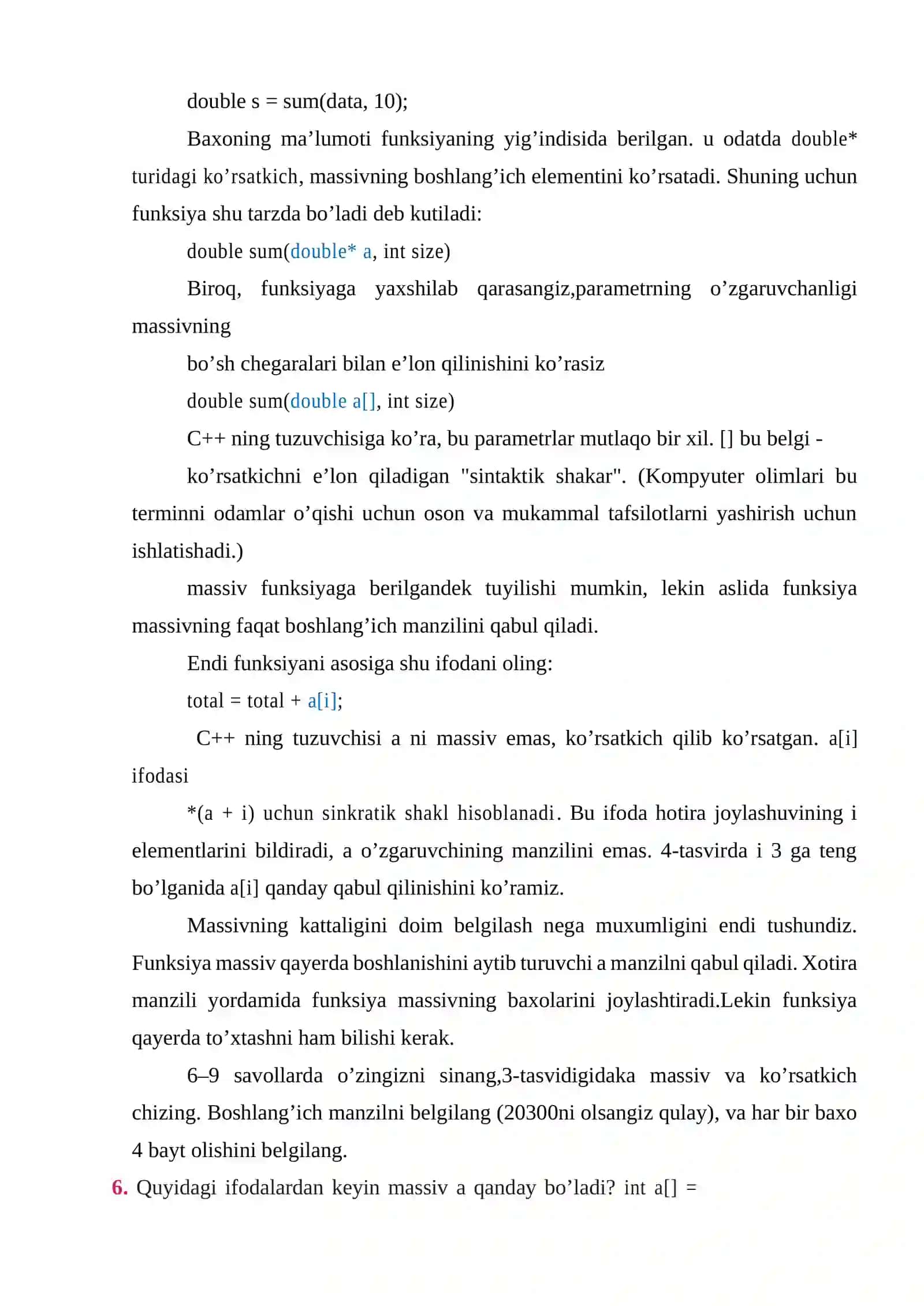 Arifmetik Ko’rsatkichlar 4