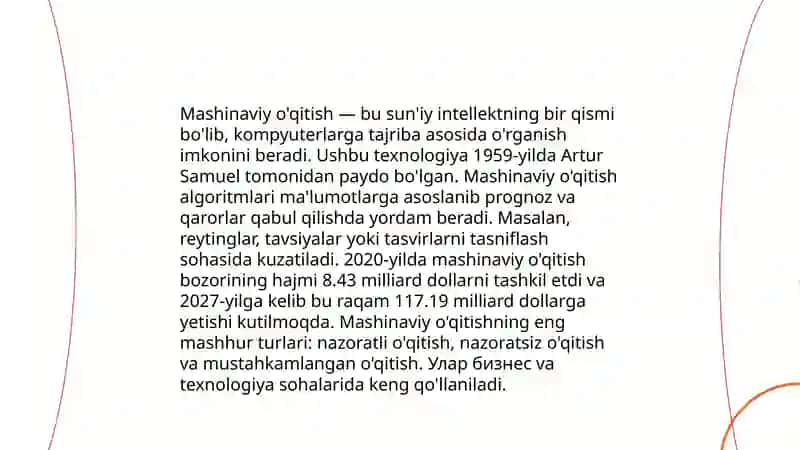 Sun’iy intellect (AI) 4