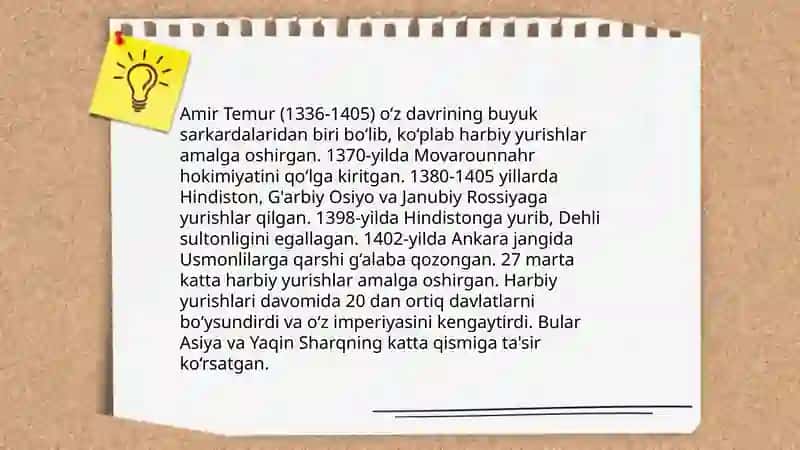Amir Temur haqida 4