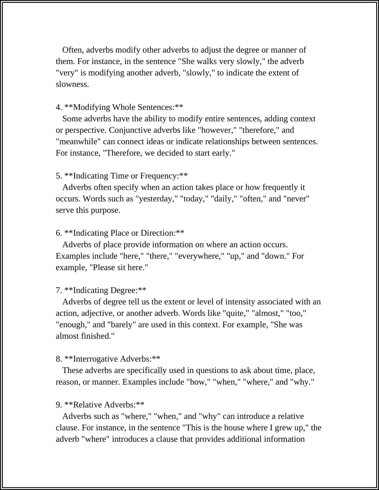 REFERAT: ADVERBLAR 4