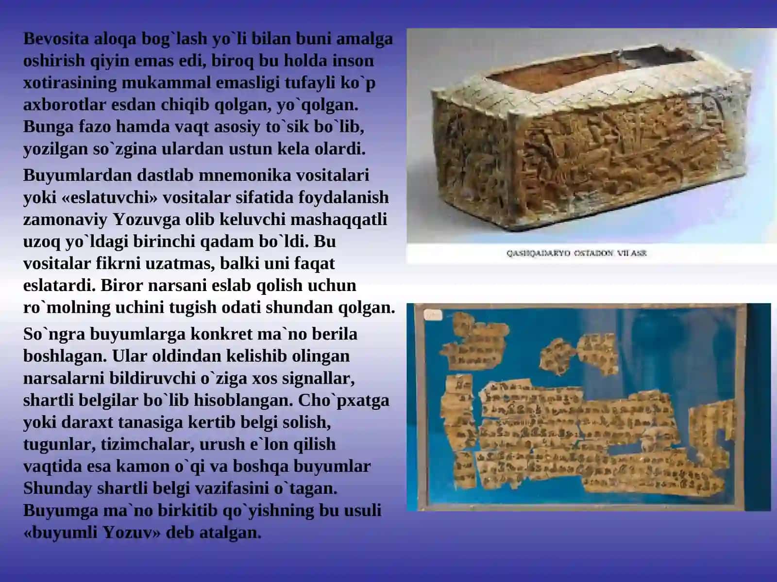 O'zbek yozuvlari 4