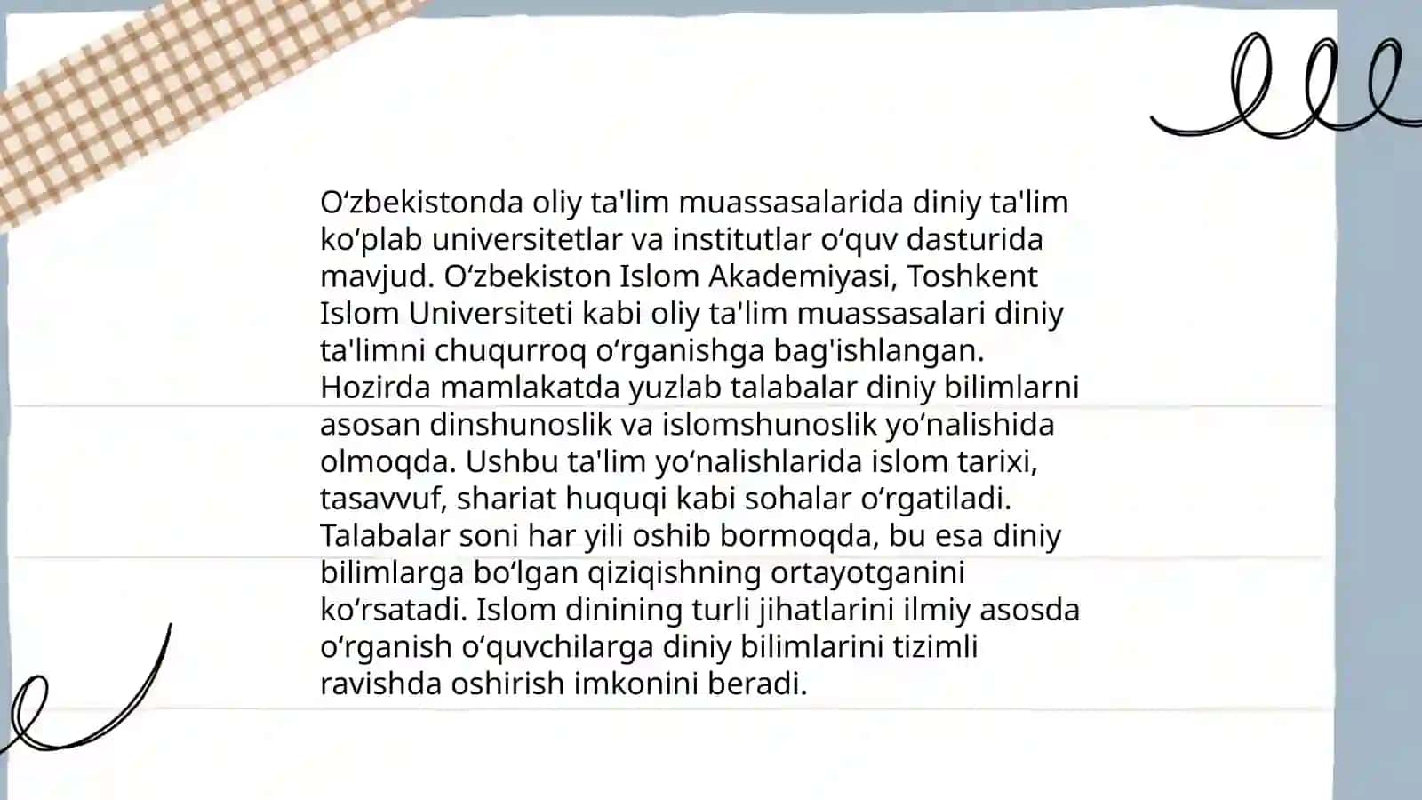 Tarbiyaning yoʻnalishlari 4