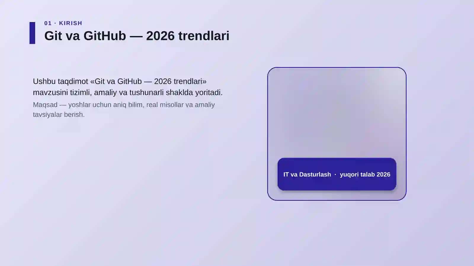 Git va GitHub — 2026 trendlari 4
