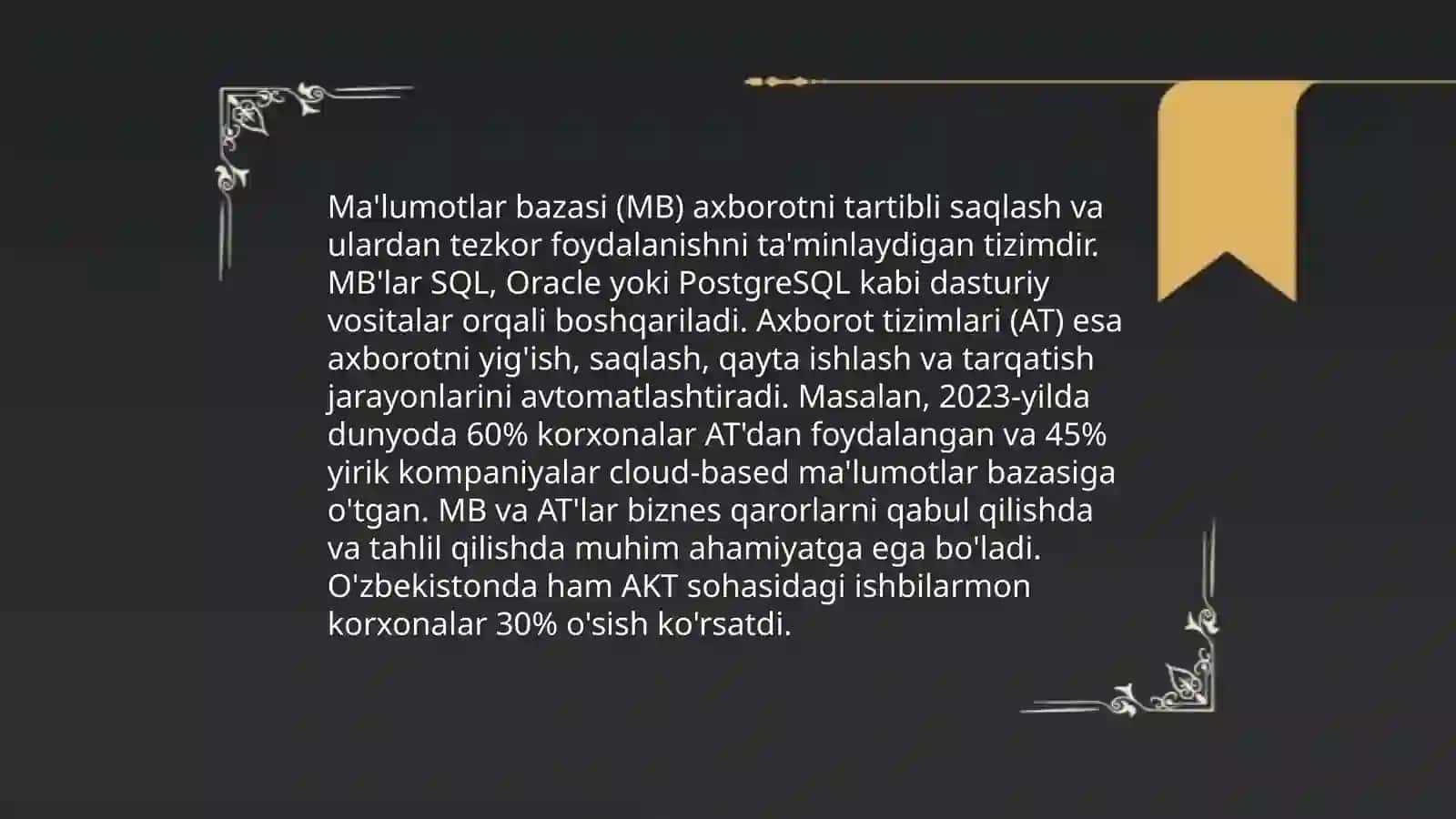 Statistik axborot tizimi 4