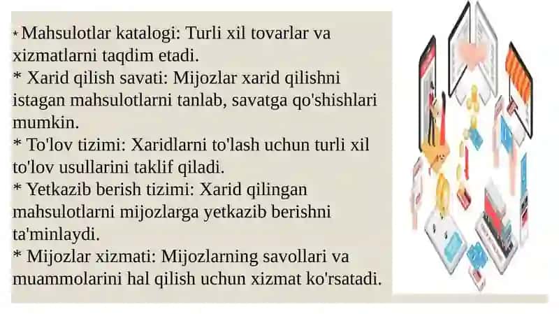 ELEKTRON TIJORAT WEB-SAYTLARI 4