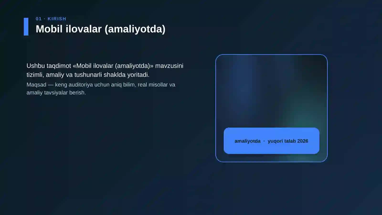 Mobil ilovalar (amaliyotda) 4