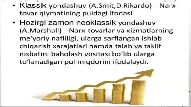 Narxning mohiyati va shakllanish xususiyati 4