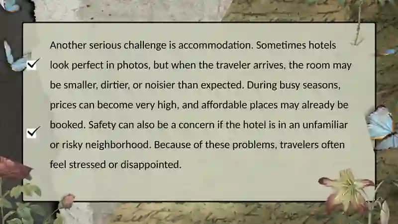 Travel Challenges and Solutions 4