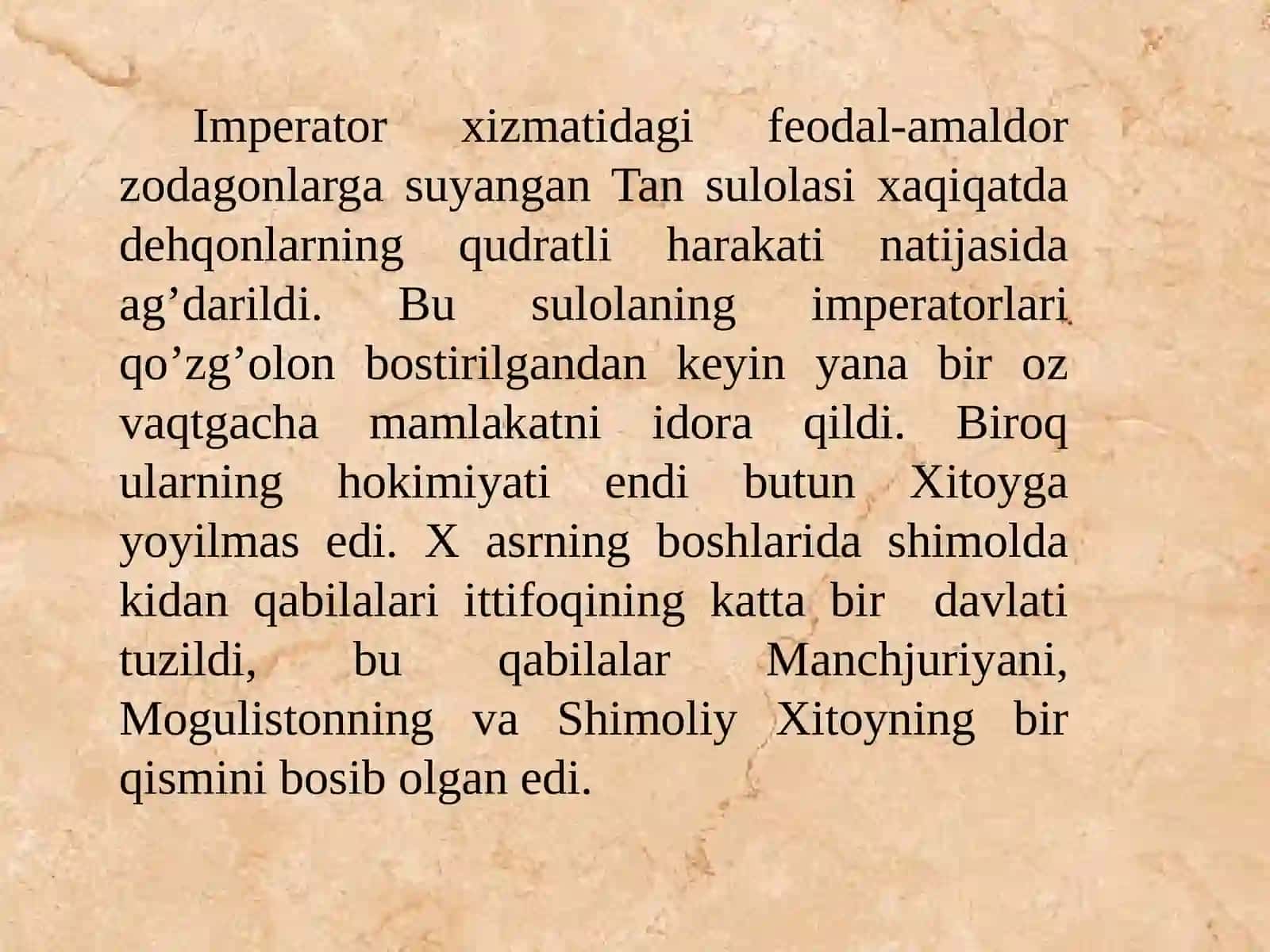 Oʻrtaasrlarning ilk davrida Hindiston va Xitoy 4