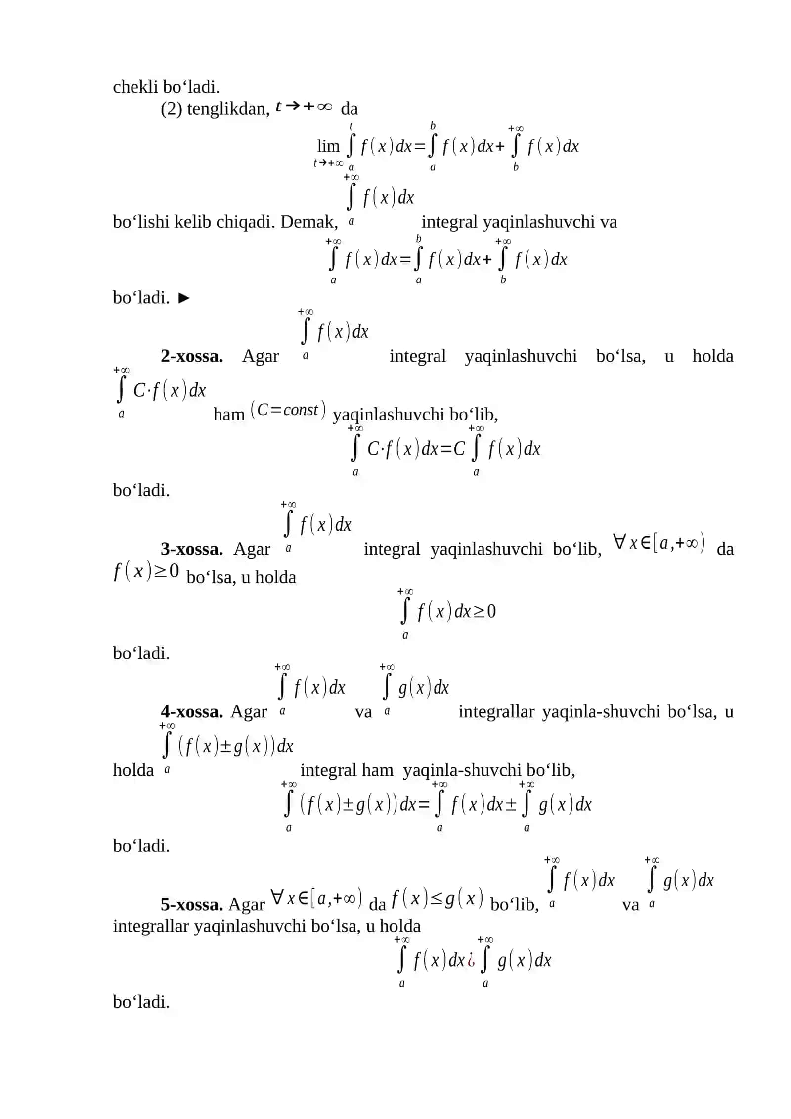 XOSMAS INTEGRALLAR 4
