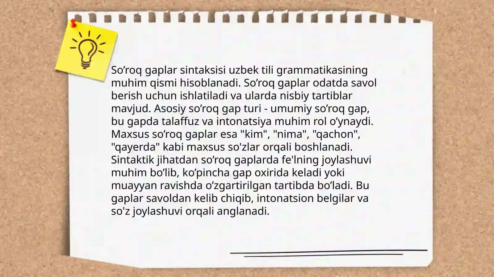 O'zbek tilida sintaktik shakl hosil qilovchi kategoriyalar 4