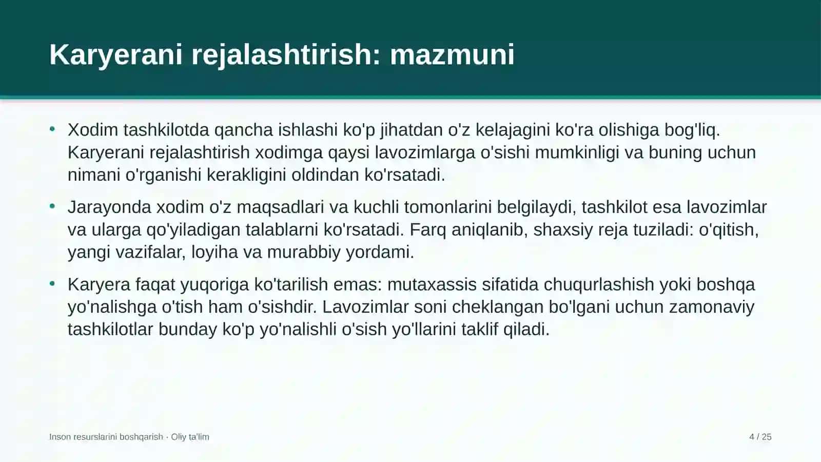 Ko'prik qurilishida karyerani rejalashtirish 4