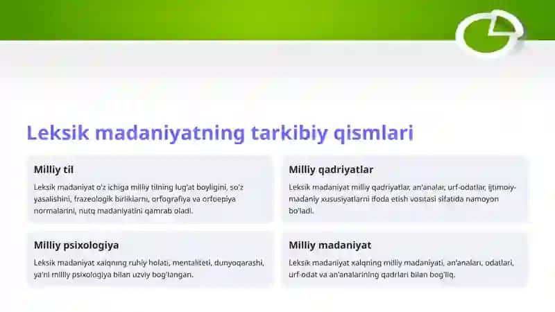 Leksik madaniyat 4