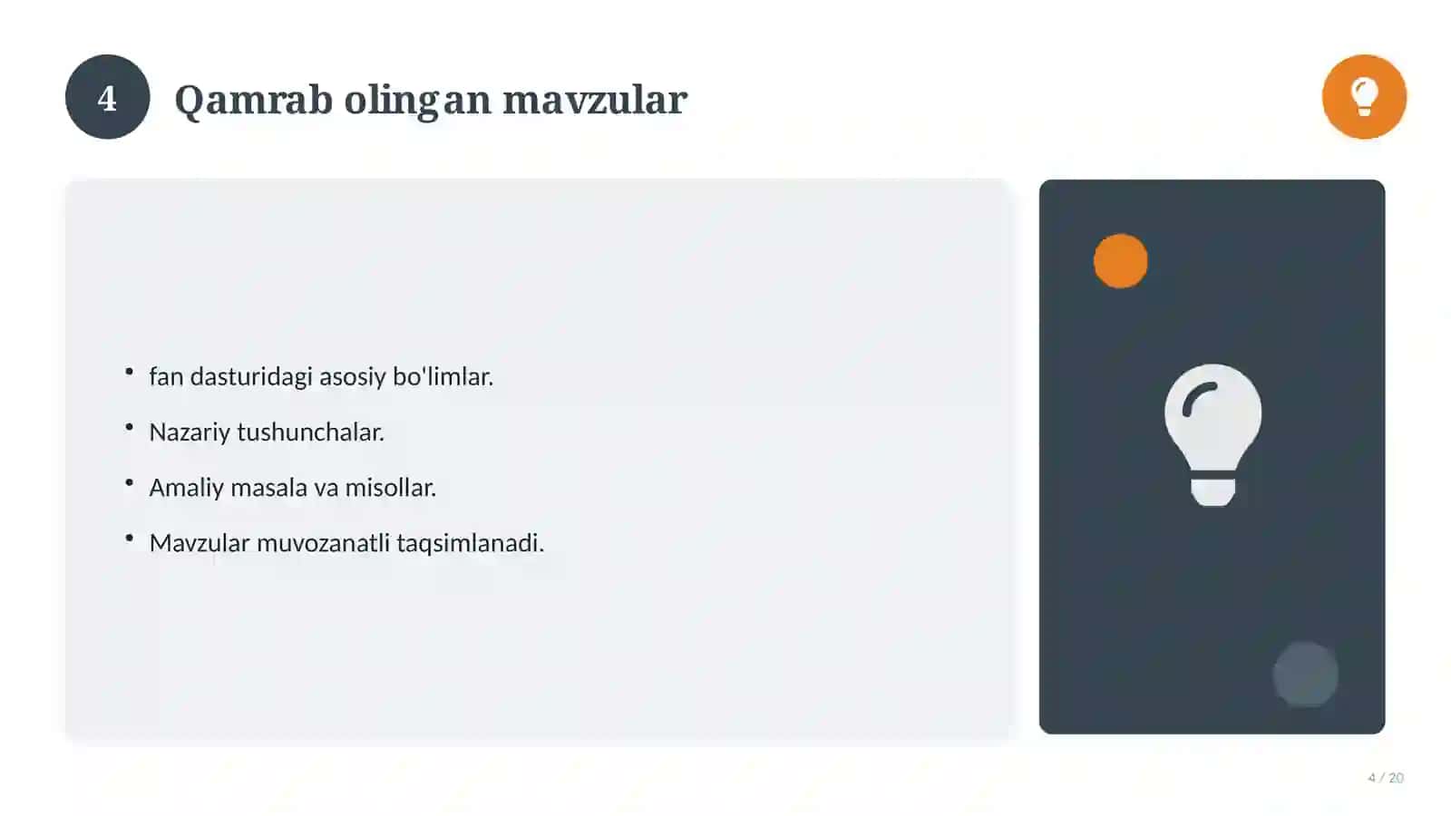 Informatika fanidan 2-sinf: fan olimpiadasi savollari 4