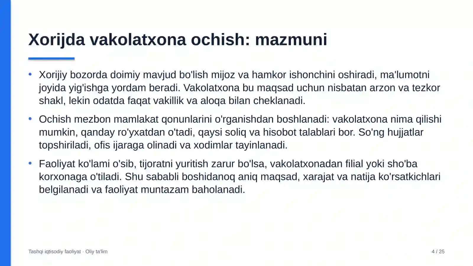 multimodal tashishda xorijda vakolatxona ochish 3984 4