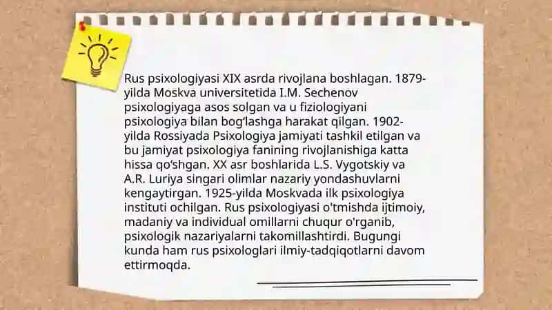 Psixologik maktablarda rivojlanish nazariyasi 4
