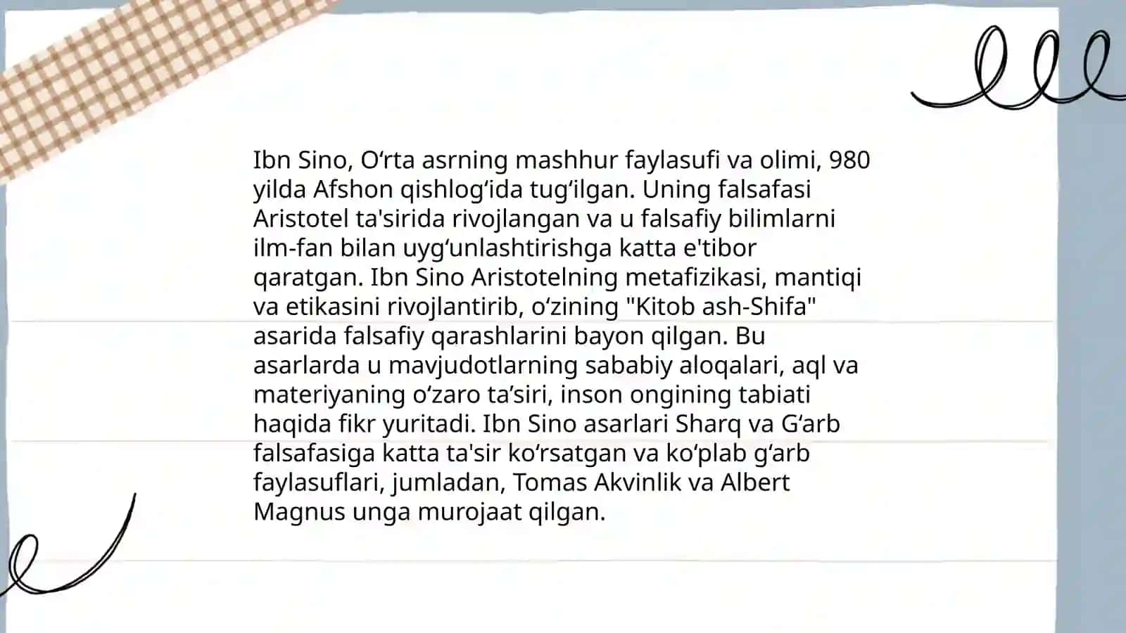 Ibn Sino yevropa olimlari talqinida 4
