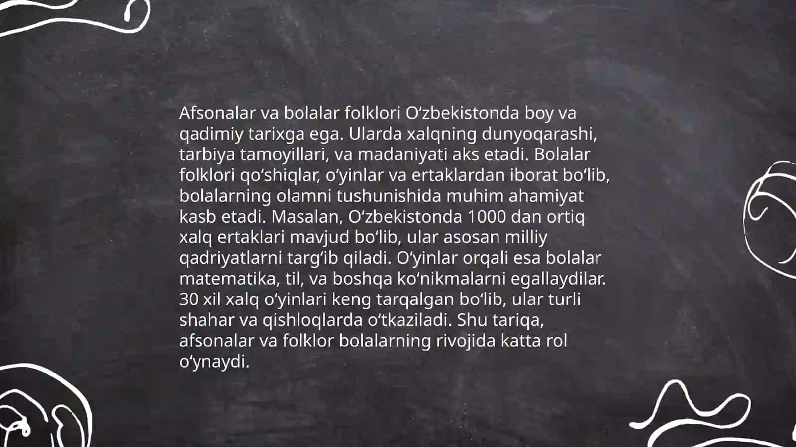 Bolalar folklorida mifdagi element haqida 4