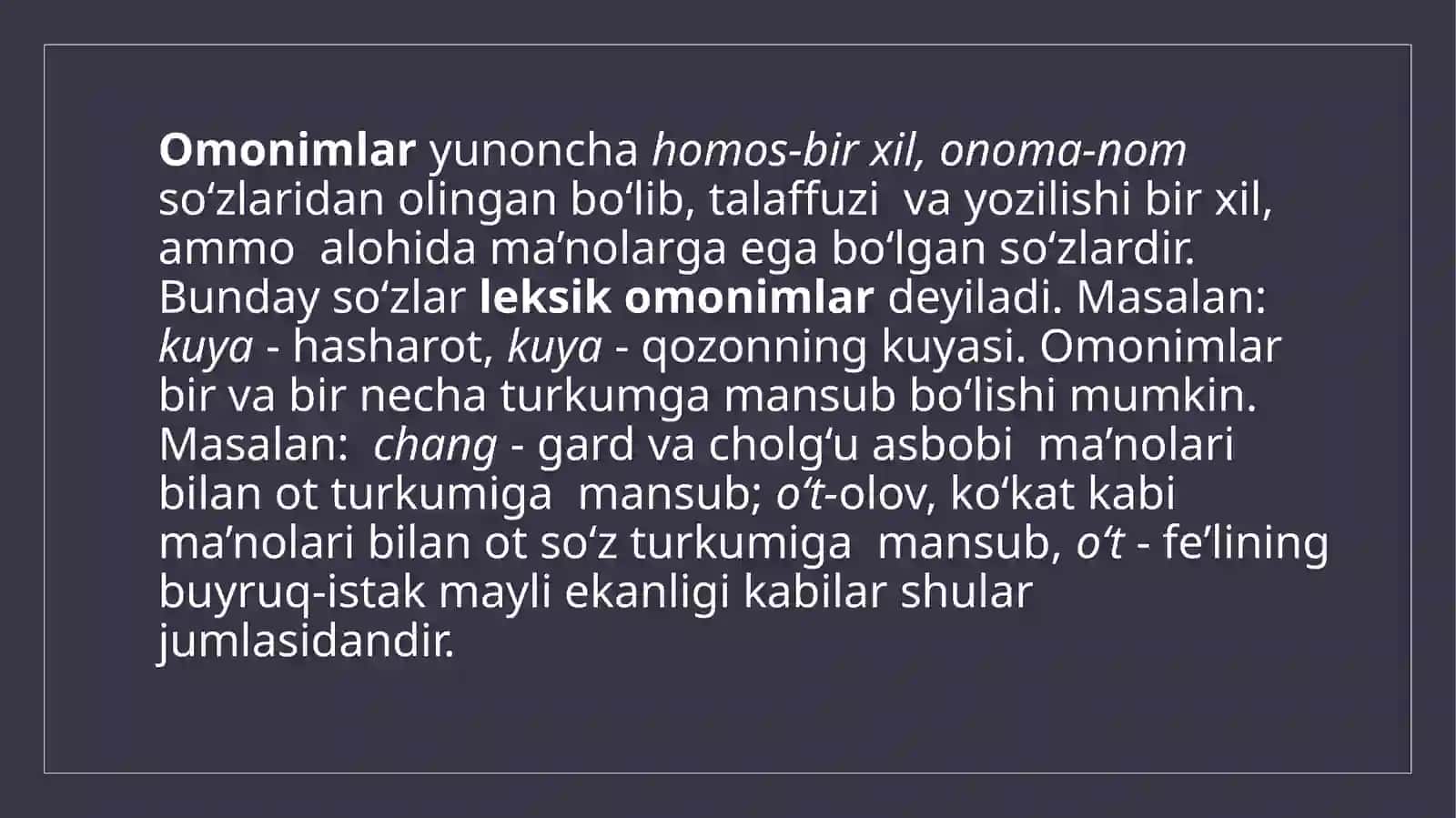 Omonimlar 4