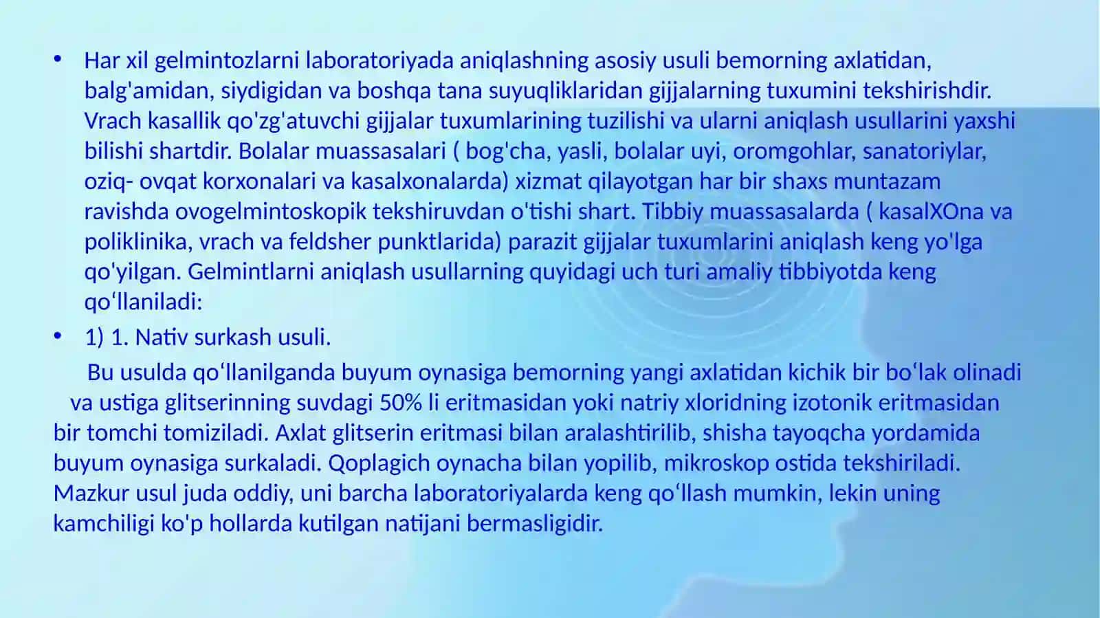 Parazit salomatligi 4