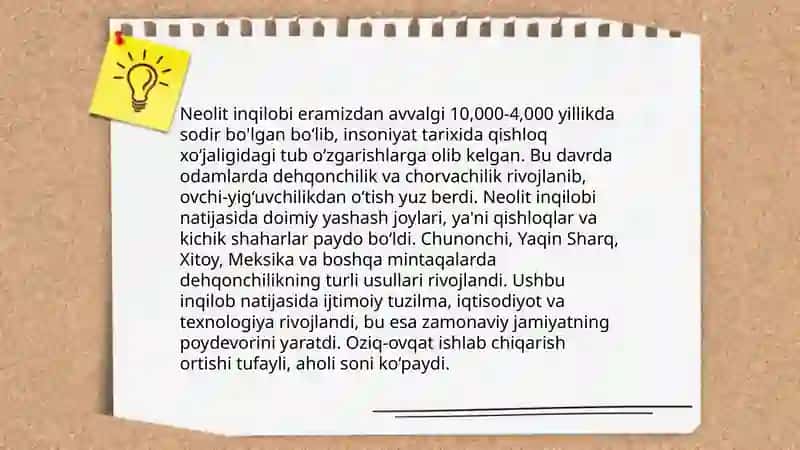 Neolit davri tavsifi 4