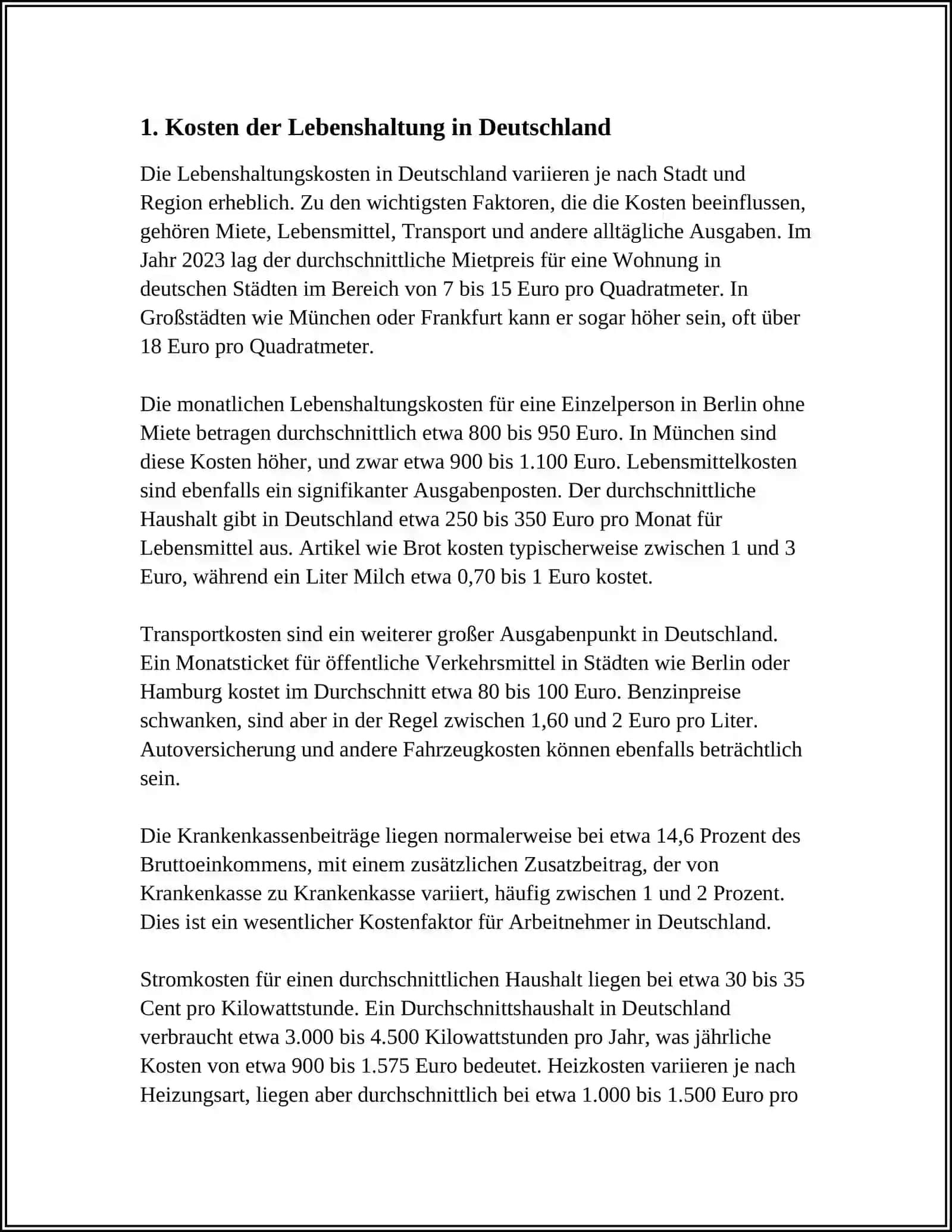 IN EURO LEBEN 4